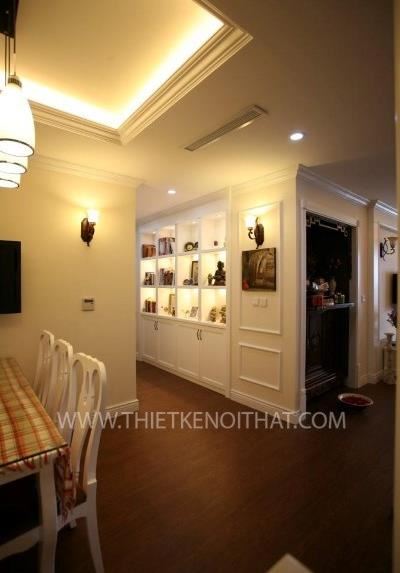 Thi công nội thất chung cư Tân cổ điển tại Mandarin Garden 