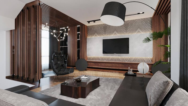 Thiết kế nội thất phòng khách biệt thự hiện đại và lạ mắt thiết kế biệt thự