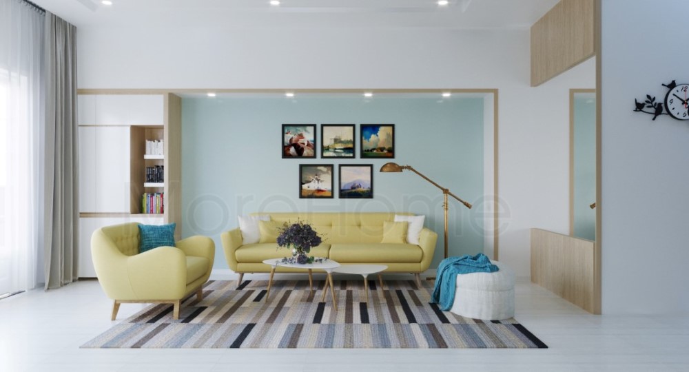 10 ý tưởng thiết kế nội thất phòng khách chung cư phong cách Scandinavian