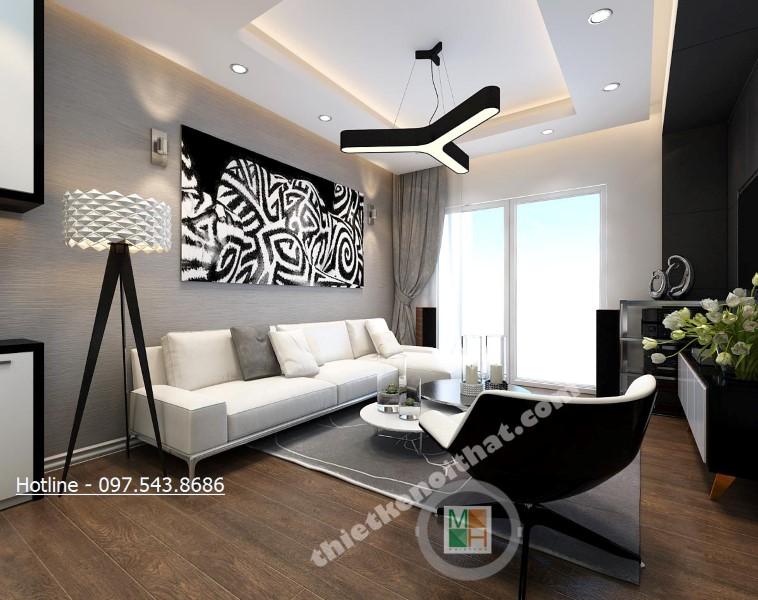 Nội thất chung cư 60m2 - 70m2