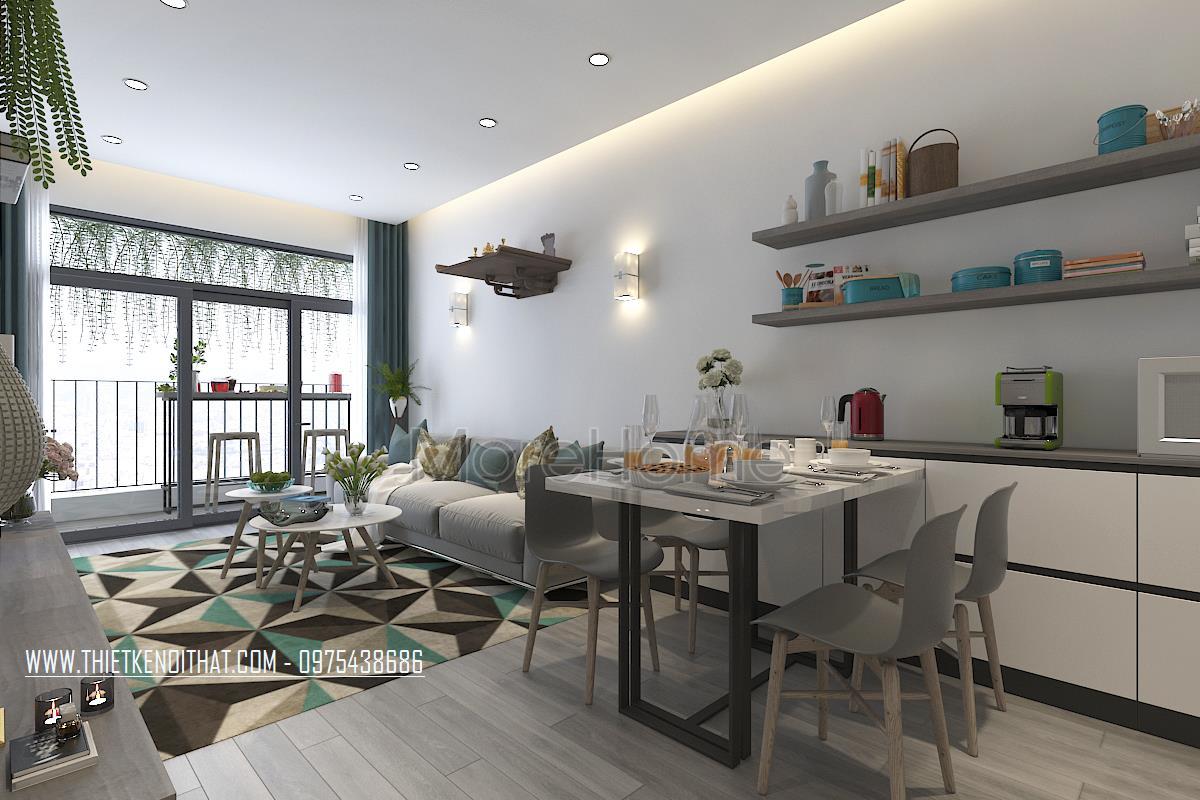 Nội thất chung cư 60m2 - 70m2