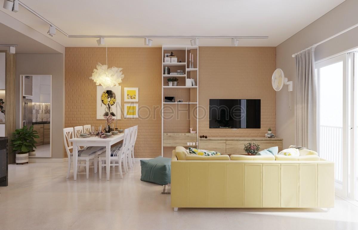 Nội thất chung cư 60m2 - 70m2