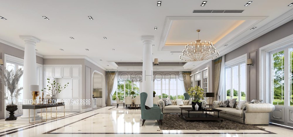 Thiết kế nội thất biệt thự tân cổ điển thiết kế nội thất biệt thự tân cổ điển